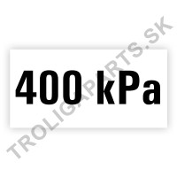 Označenie tlaku 400 kPa