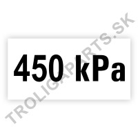 Označenie tlaku 450 kPa