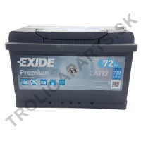 Autobatéria 72Ah/12V EXIDE PREMIUM