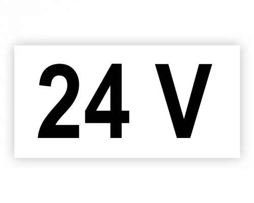 Samolepka 24V