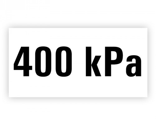 Označenie tlaku 400 kPa
