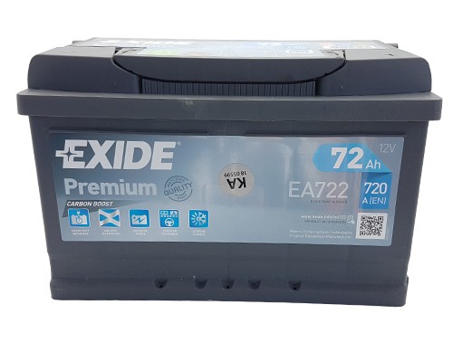 Autobatéria 72Ah/12V EXIDE PREMIUM