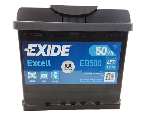 Autobatéria 50Ah/12V EXIDE